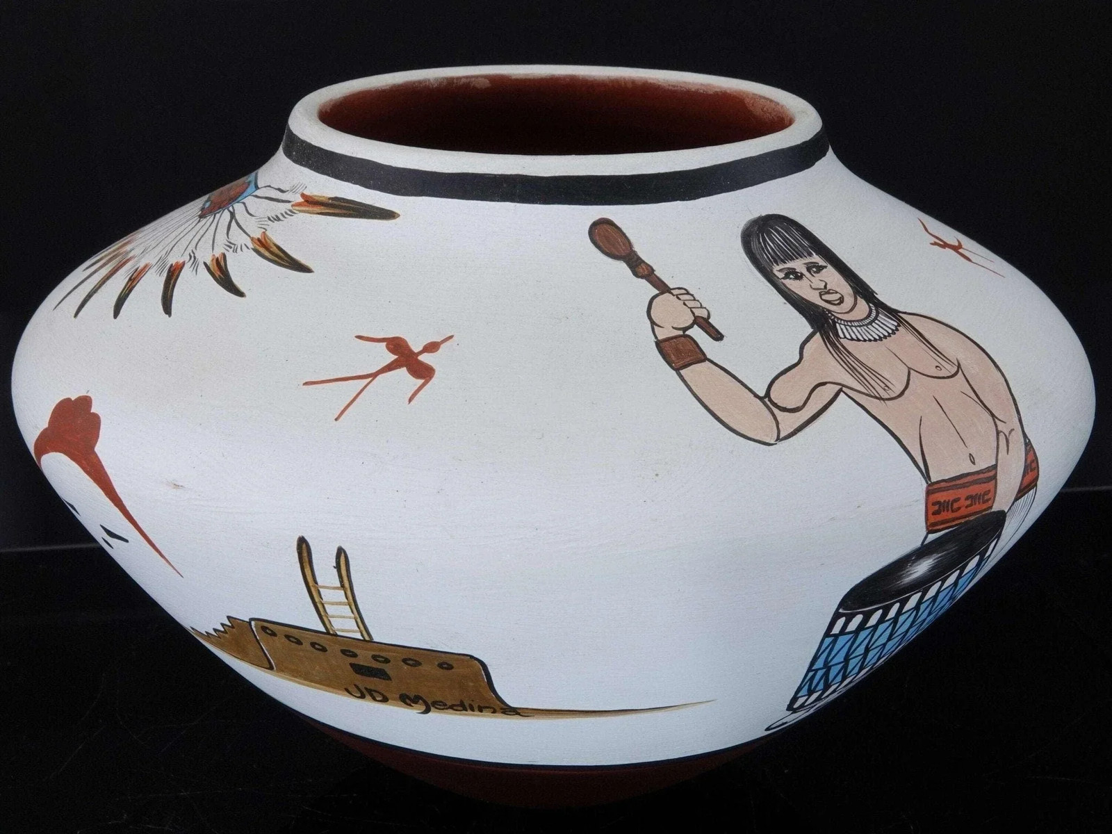 J.D. Media Zia Pottery Jar