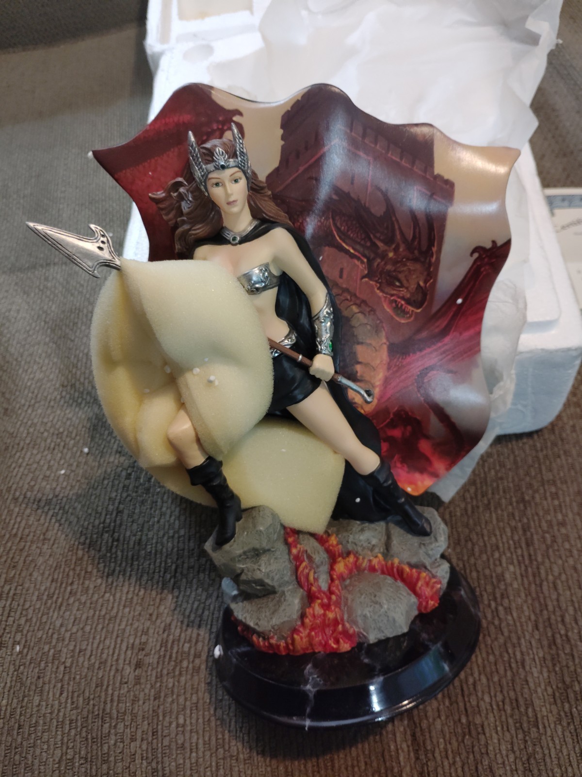 Bradford Exchange “Savage Beauty” From The Fiery Visions Collection #A0339