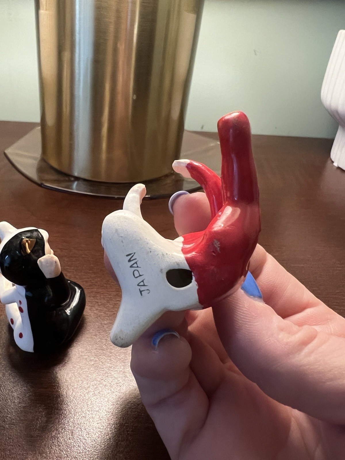 RARE Vintage 50s Cheeky Devil Candle Huggers Japan. See photos for condition