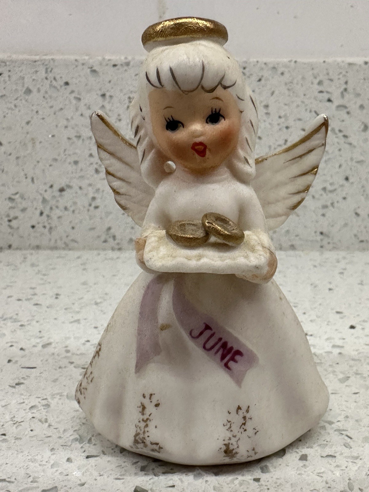 Vintage June birthday angel figurine Northern Imports.