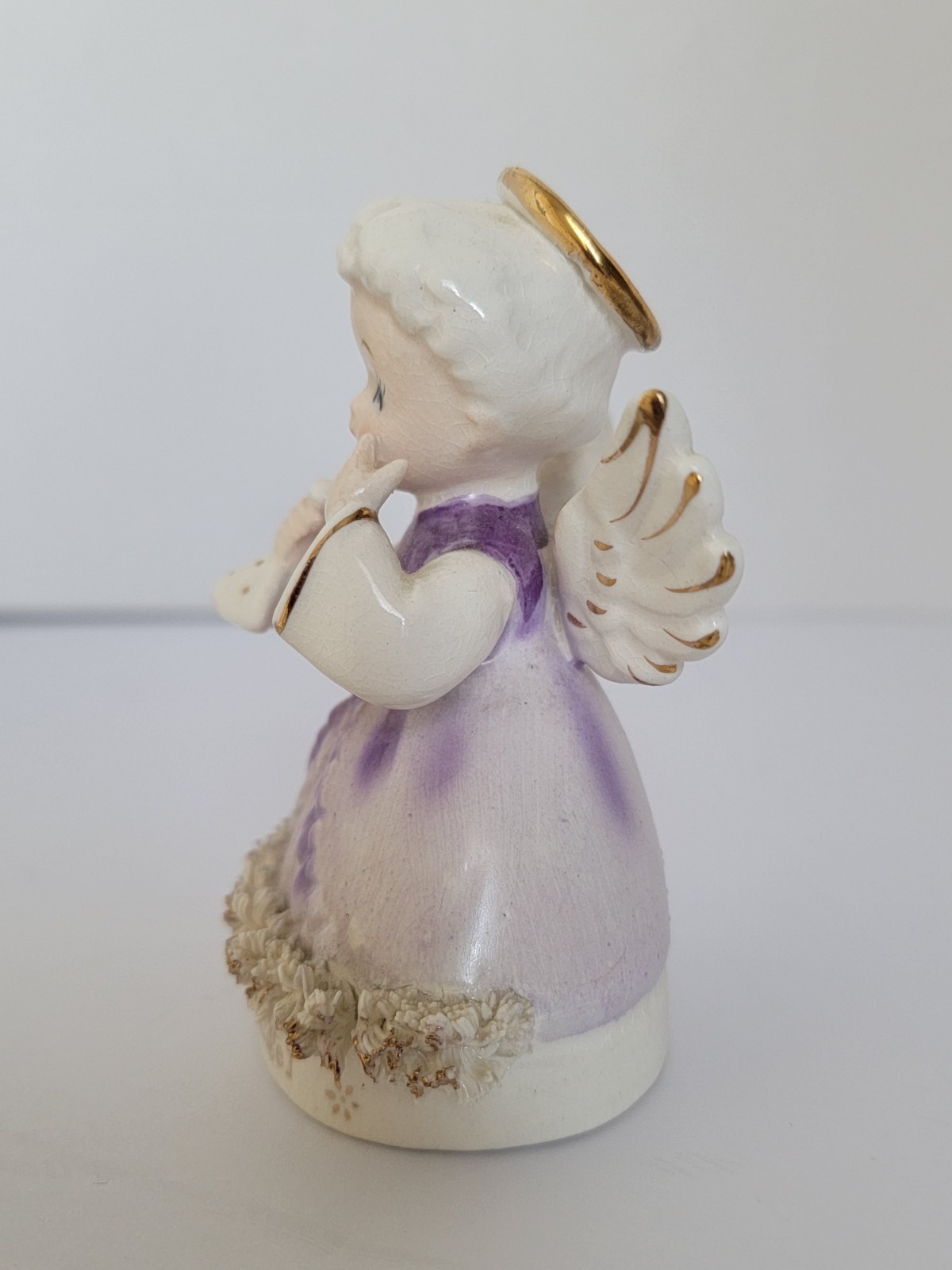 Vintage Angel Days Of The Week WEDNESDAY Fine A Quality Spaghetti Trim 1950’s