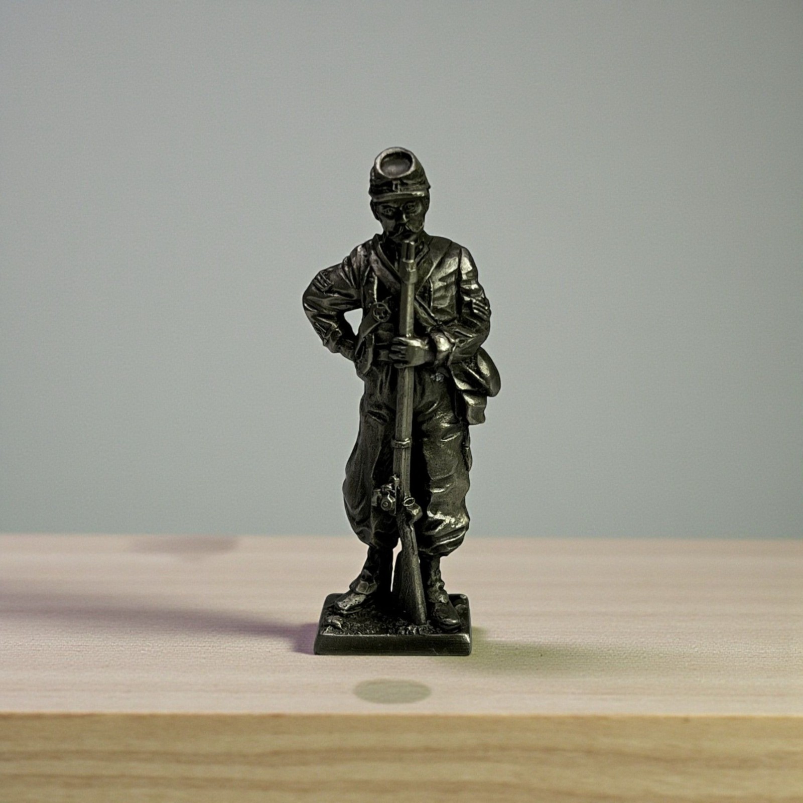 1863 Army Zouave Franklin Mint American Military Sculpture Figurine – 1983