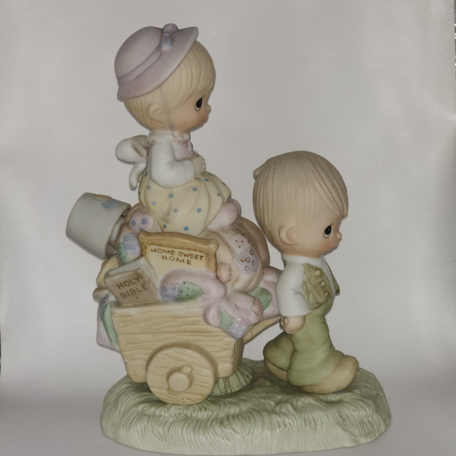 Vintage Precious Moments Walking By Faith 1979 Retired E3117 Jonathon & David