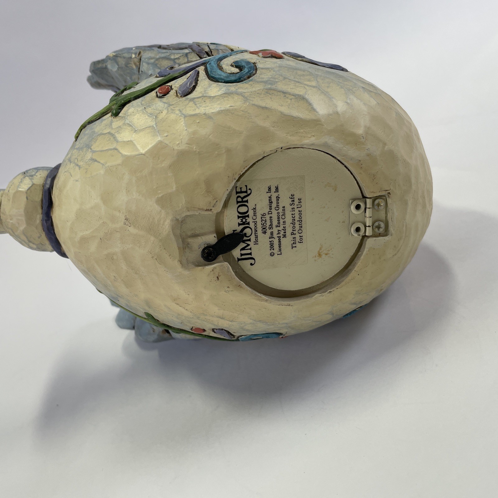 Jim Shore 2005 Heartwood Creek Hanging Blue Bird Birdhouse 4005276