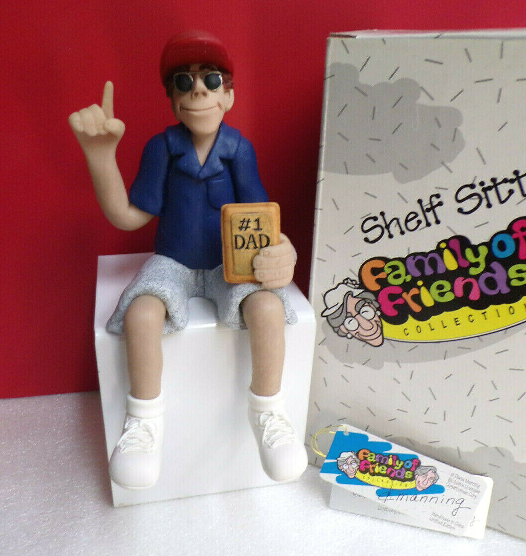 Shelf Sitters #1 DAD Young Family of Friends Collection Manning Figurine