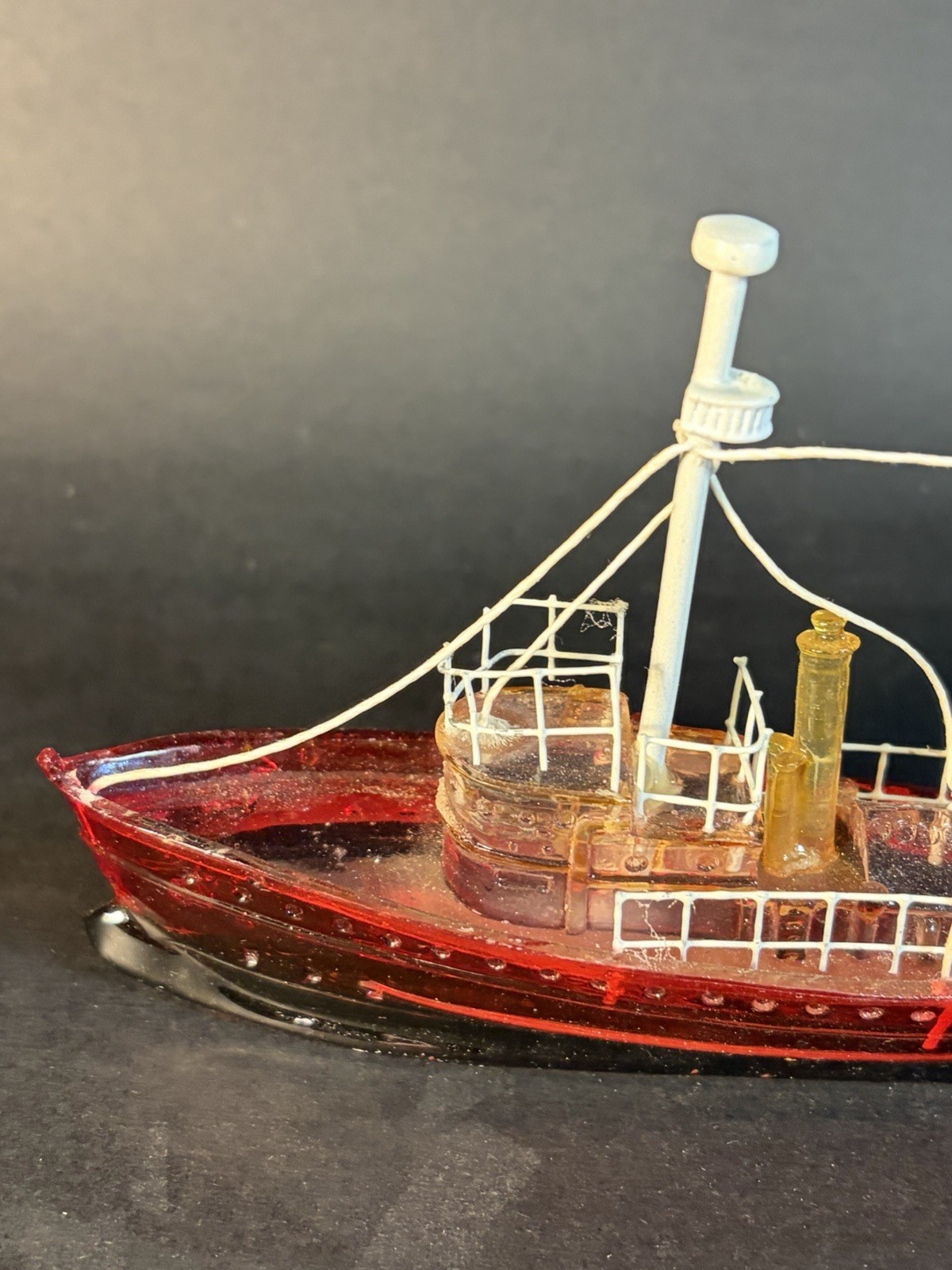 The Chesapeake Light Vessel Ship Plastic Replica 3.5” X 4.5”