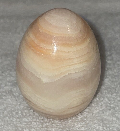 Vintage Marble Egg Brown Gray & Beige