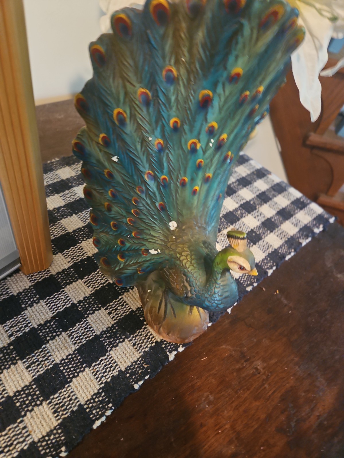 Vintage Gift Ideas Creation Japan Ceramic Peacock Figurine #69