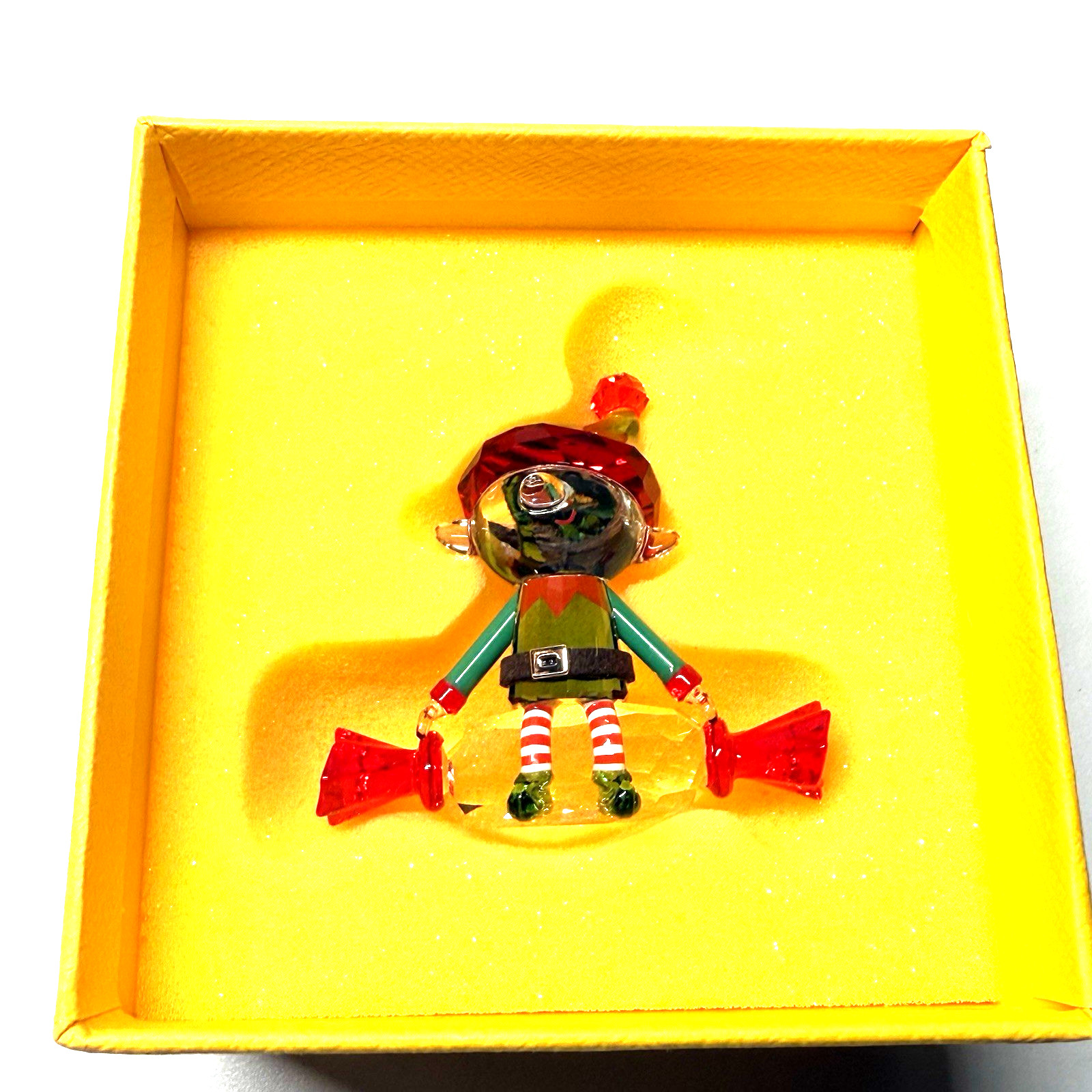 Swarovski Holiday Cheers Dulcis Elf Crystal Figurine 5655435 Christmas Elf