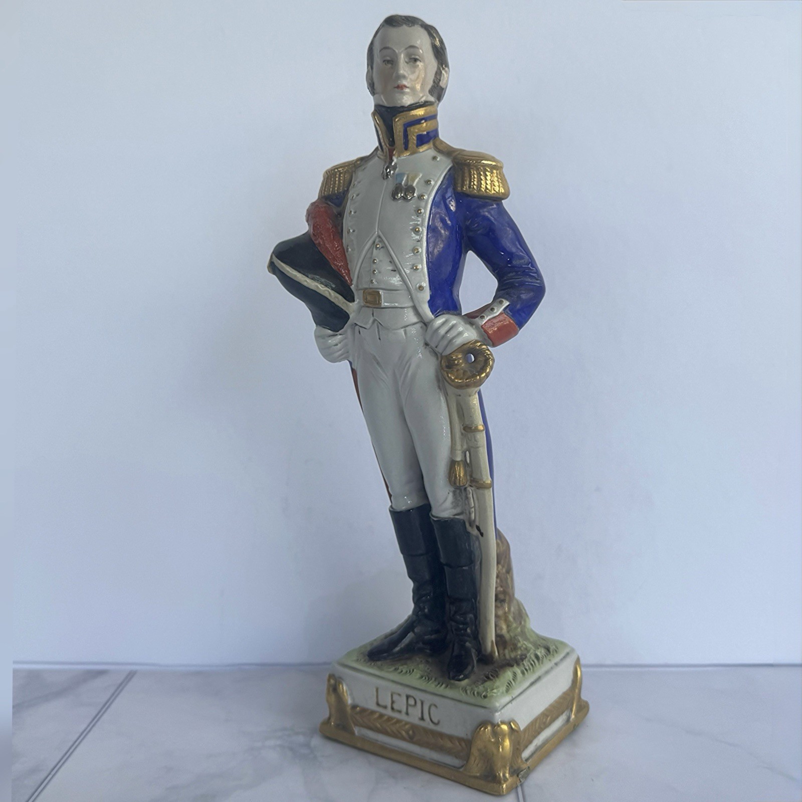 Vintage Scheibe-Alsbach Porcelain Figurine General Lepic Napoleonic Officer