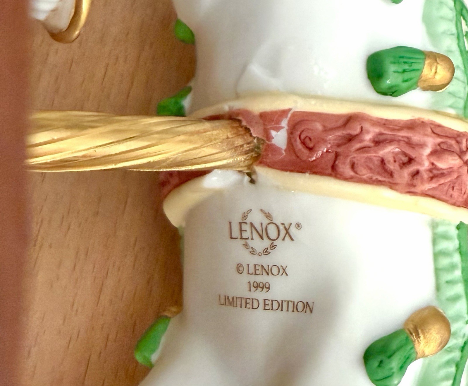 RETIRED LENOX IRISH CAROUSEL HORSE LIMITED EDITION with Lenox Box and COA – 1999