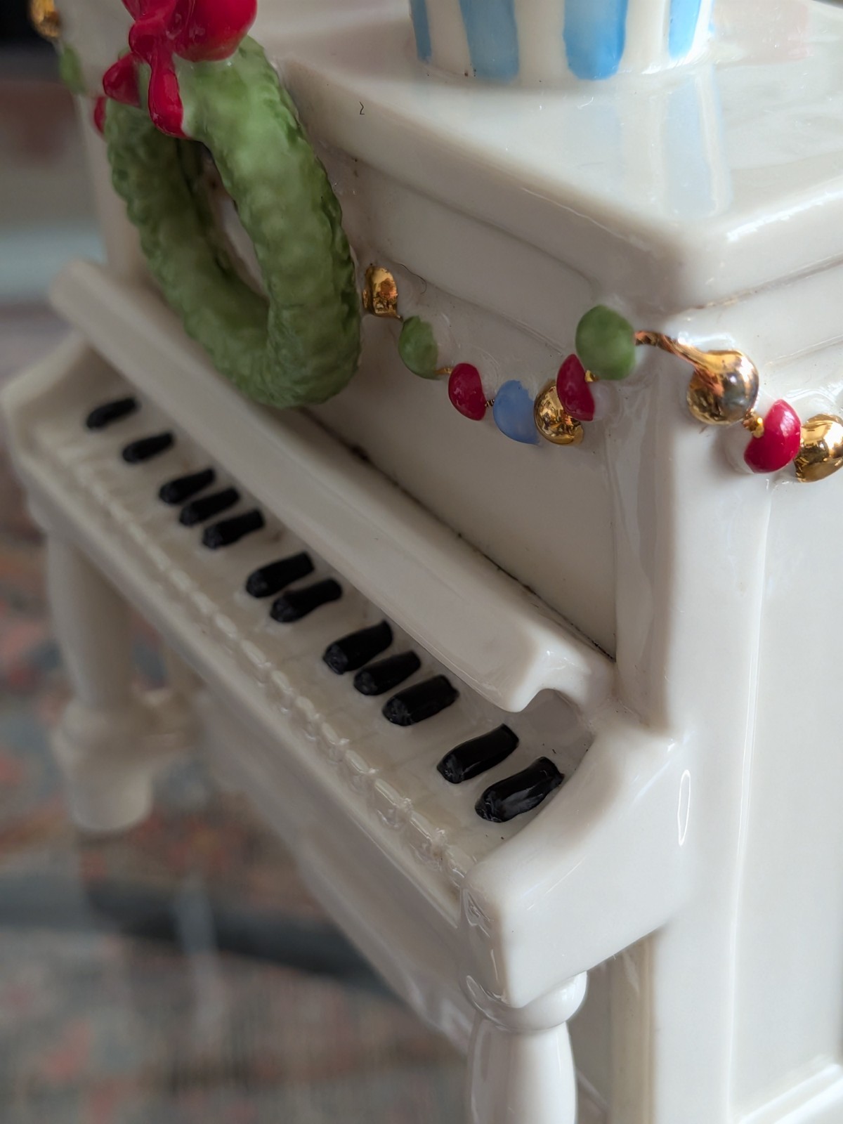 Lenox Grinch’s Christmas Melody 2014 Piano Sculpture Piano ONLY Holiday Art