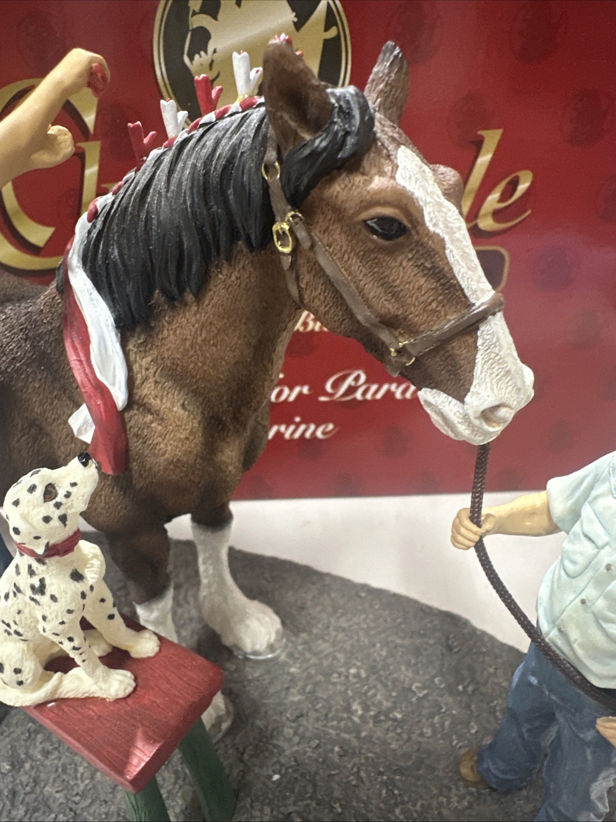 The Clydesdale Collection Anheuser-Busch, Inc. “Braiding For Parade” Figurine