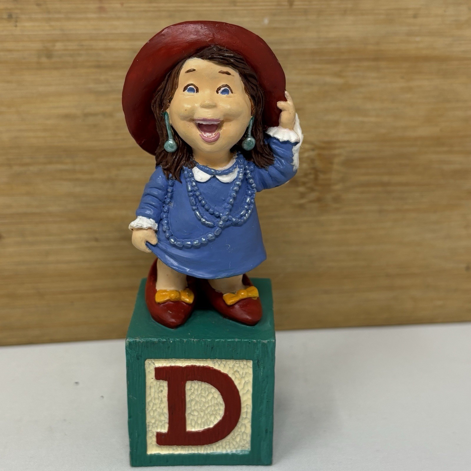Vintage 1988 Hallmark Building Blocks Letter D Dress Up Your Day With Fun HTF
