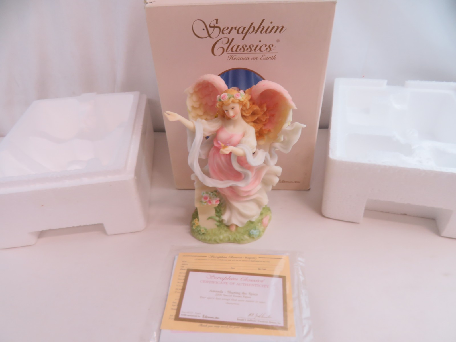 SERAPHIM CLASSICS Amanda Sharing The Spirit Item#81530 7.5”