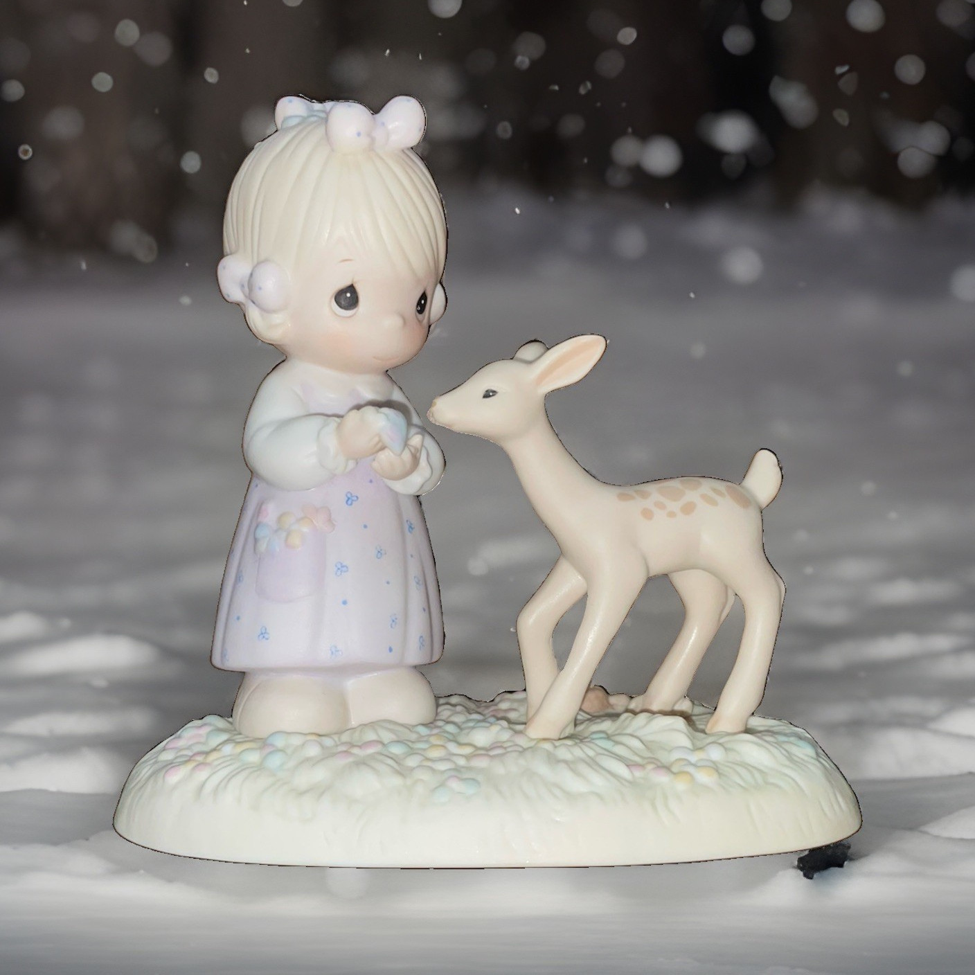 Precious Moments To My Deer Friend 1986 Porcelain Figurine 4in Butcher