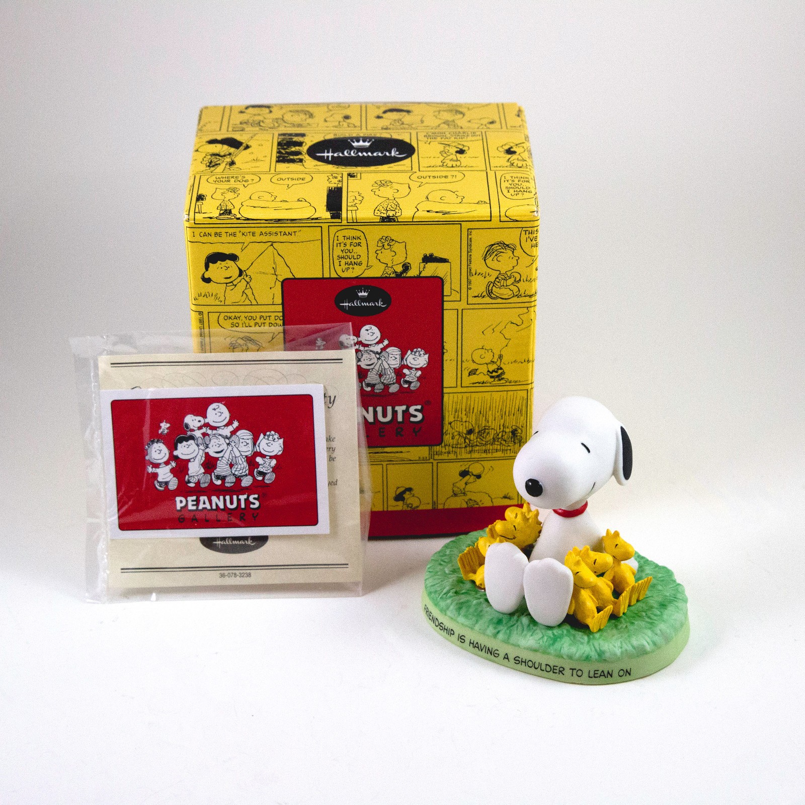 Hallmark Peanuts Gallery “A Friendly Shoulder” Limited Edition– w/ Original Box