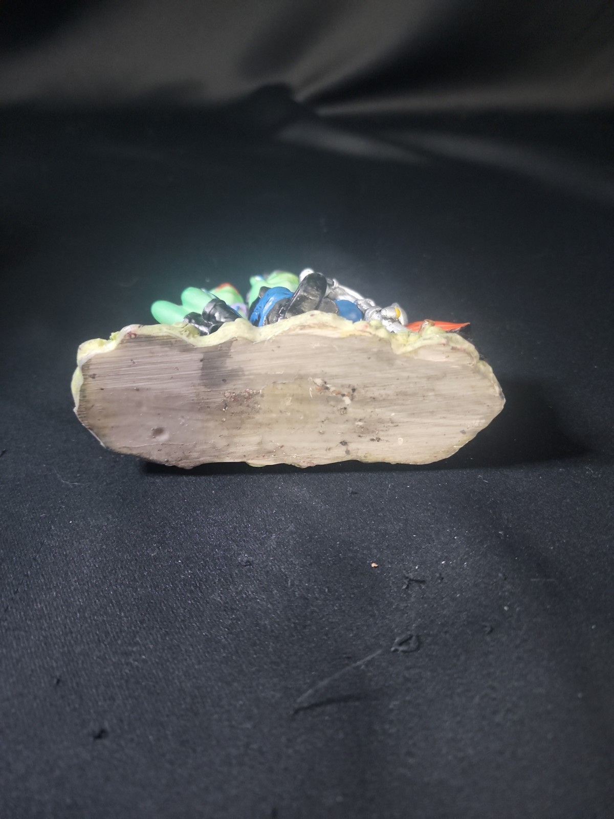 frog Couple motorcycle figurine 4” Tall
