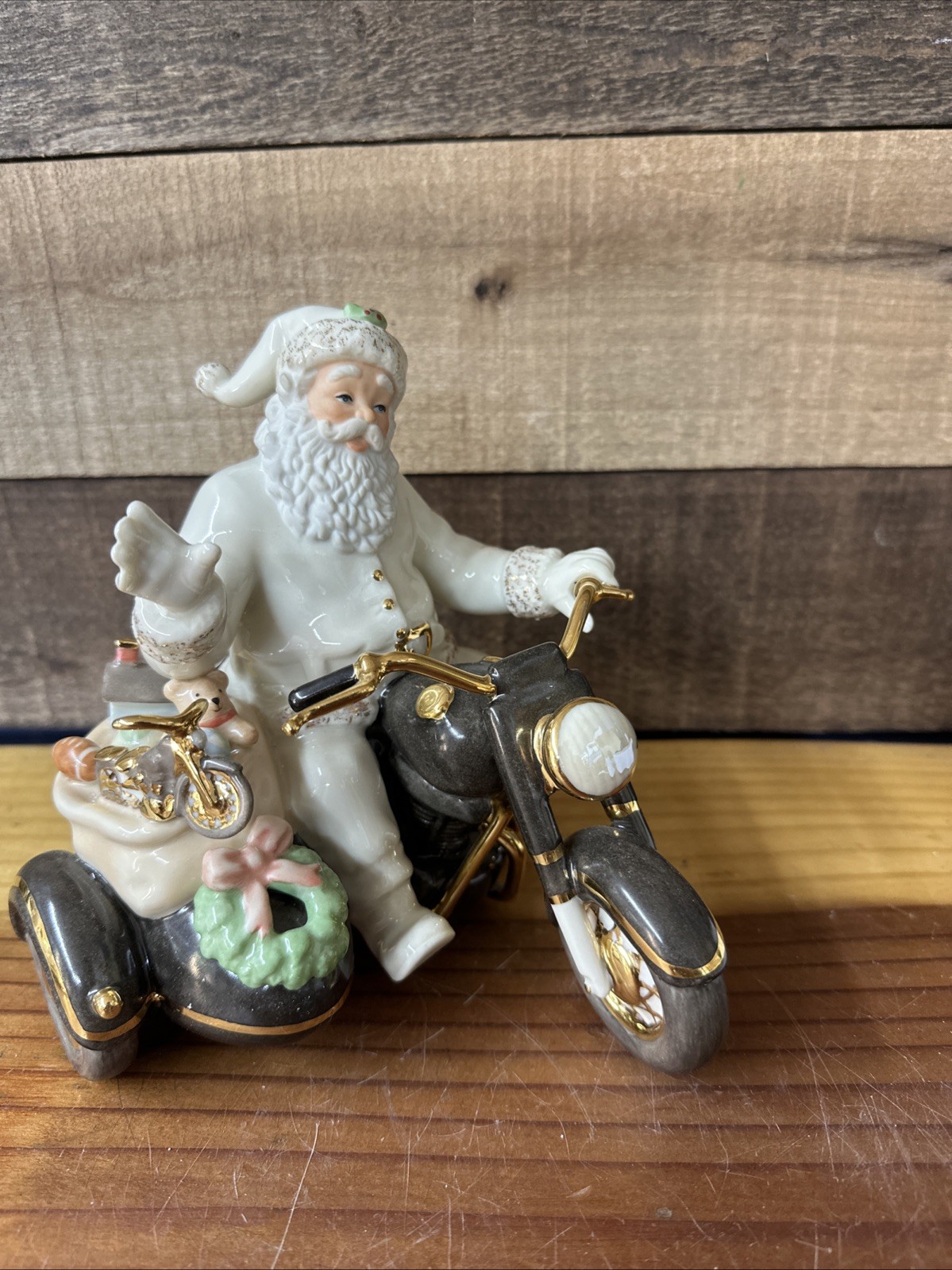 LENOX SANTA’S Christmas Ride Motorcycle Classic Edition In Box