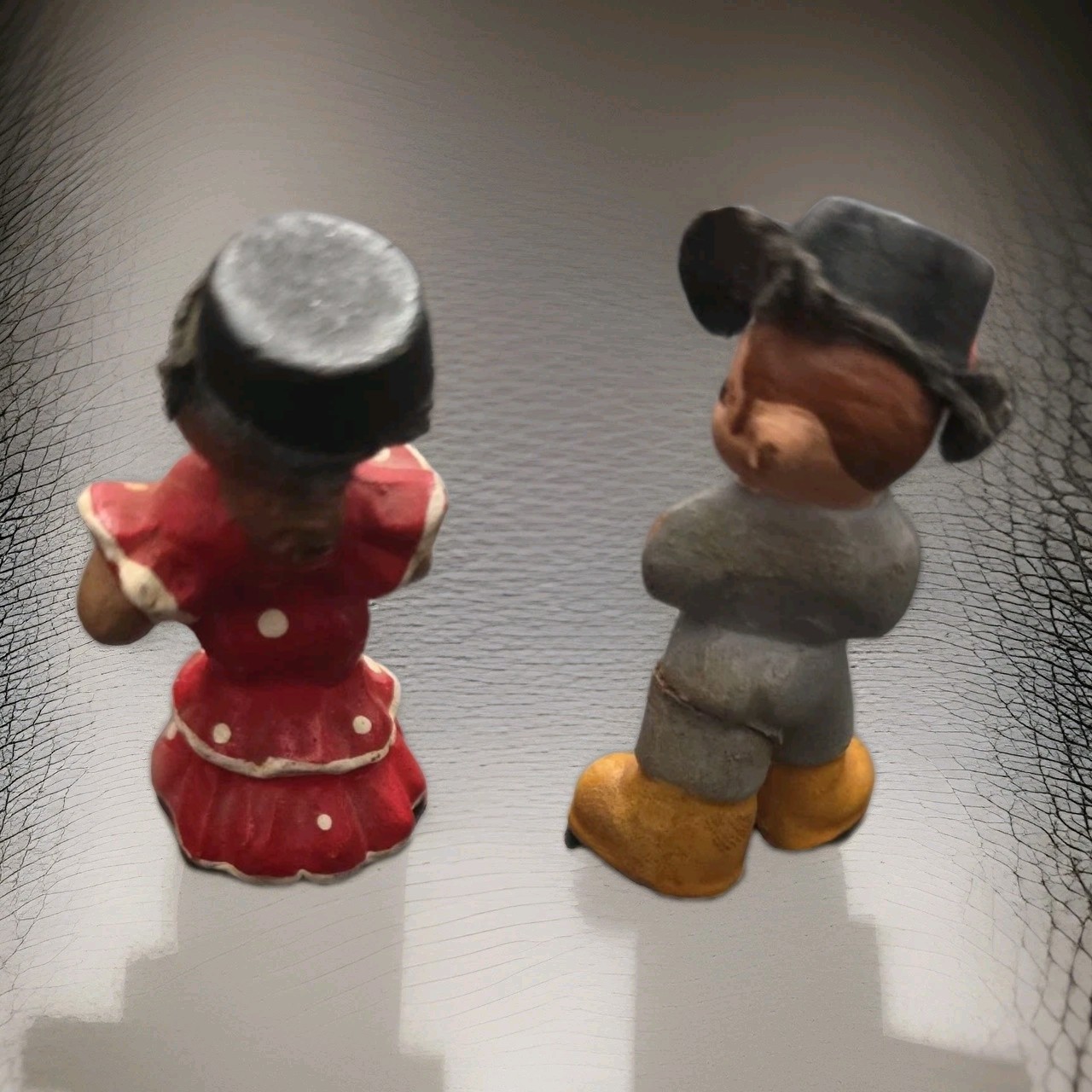 Vintage Mud People Set Of 9,varies Figures.