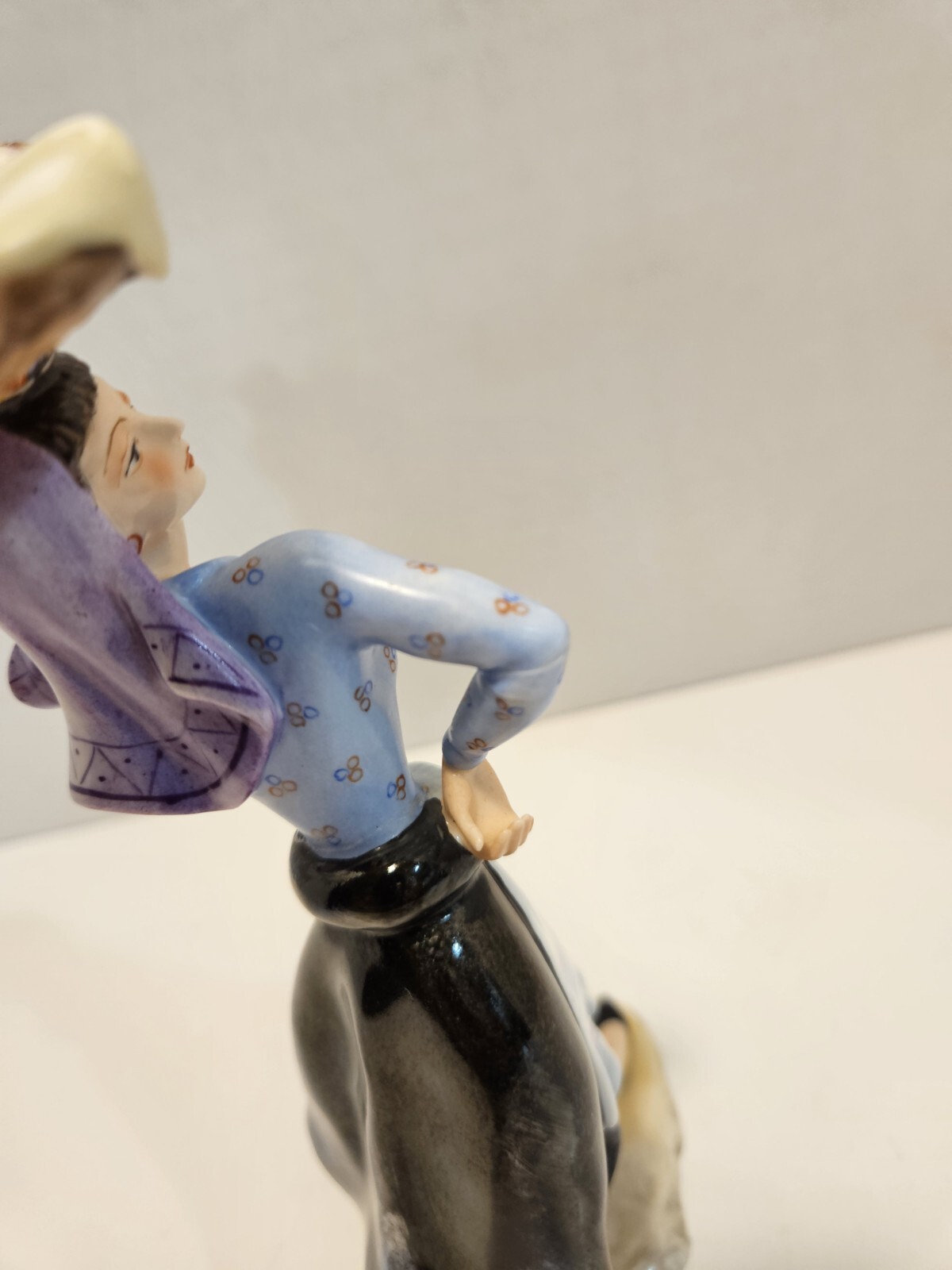 Vista Alegre Porcelain Figurine Douro Litoral Lady Basket Holding Fish Portugal