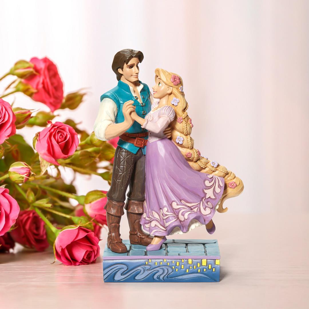 Jim Shore Disney Traditions Rapunzel & Flynn Rider In Love Figurine 6013071