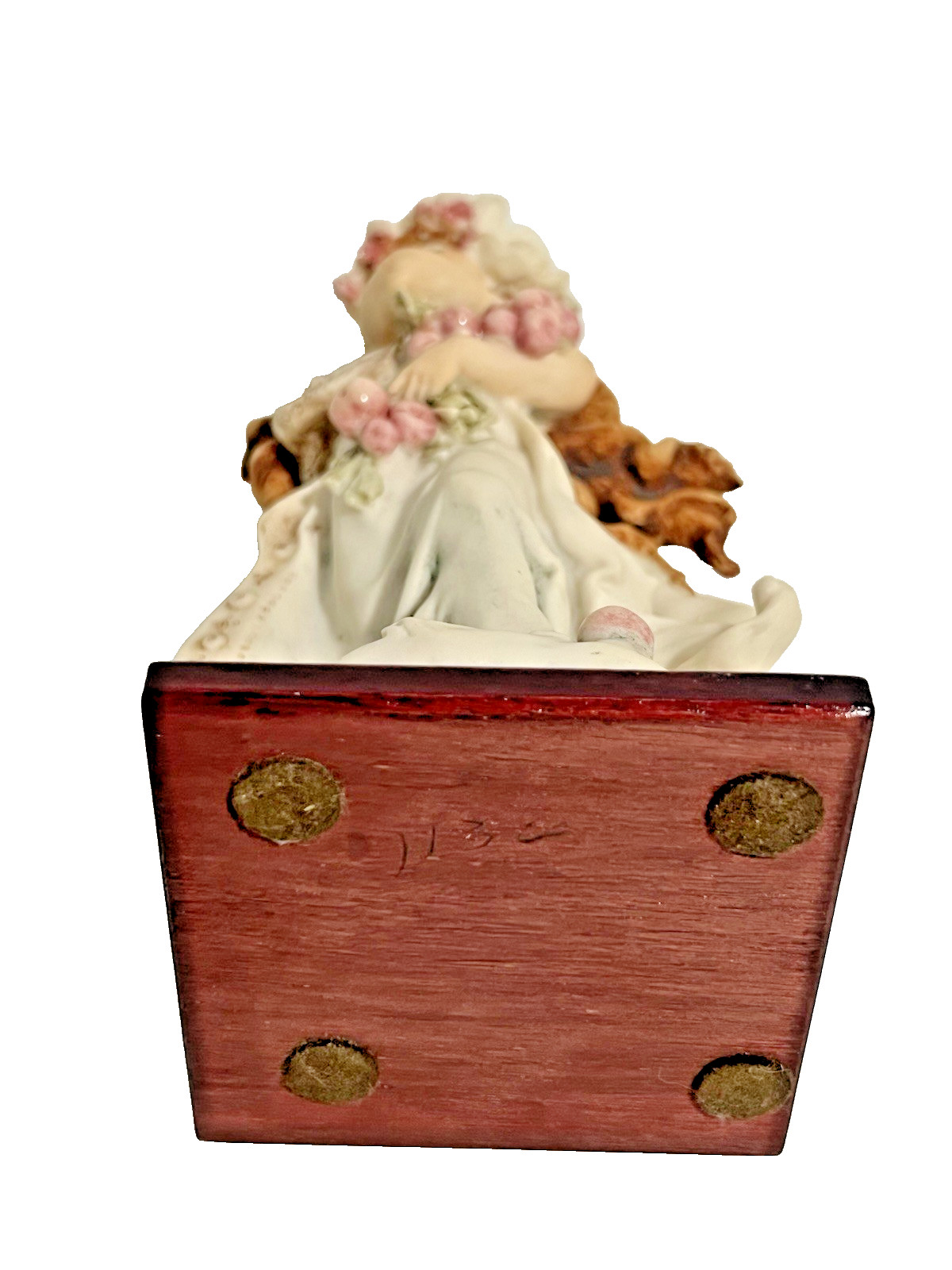 Giuseppe Armani “Summer” Figurine Italy Capodimonte Porcelain Signed 9”