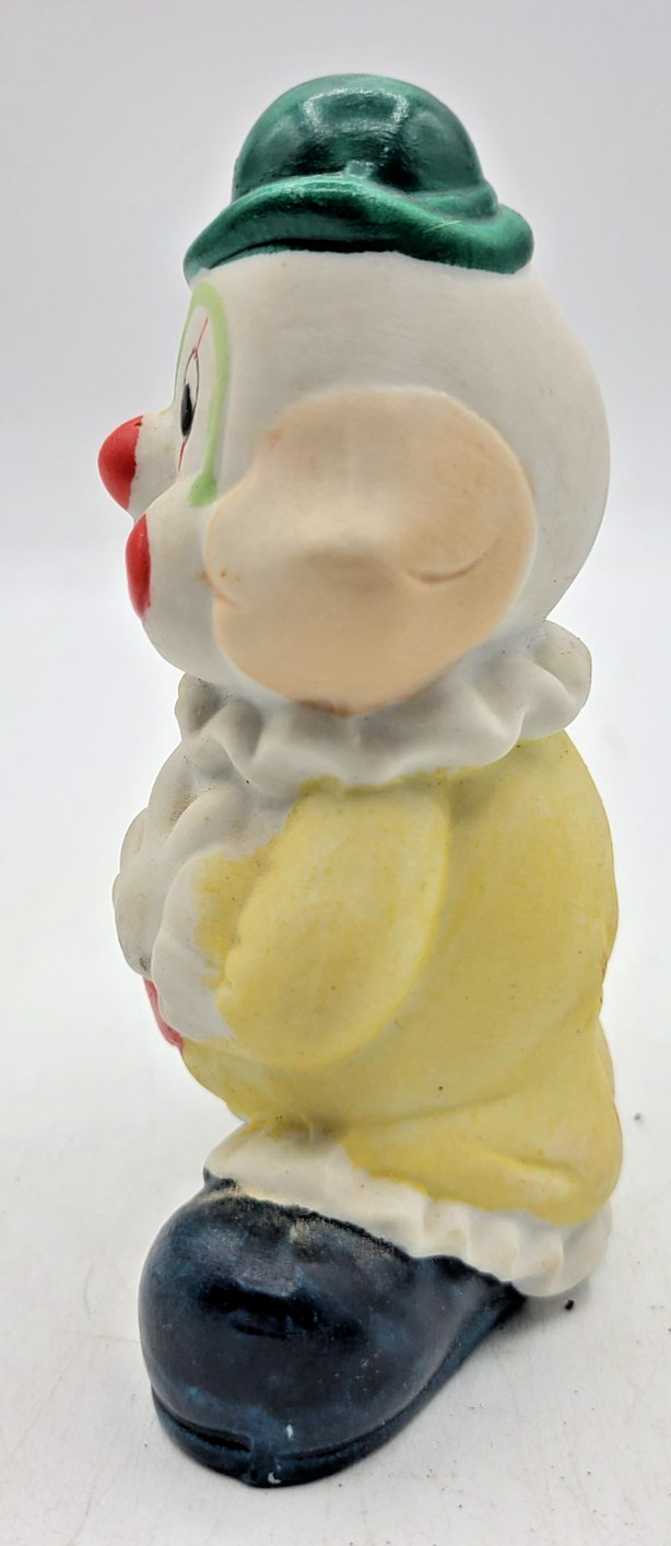 VTG Retro Artmark Happy Clown Figurine Ceramic 4″ Made in Taiwan 70’s or 80’s