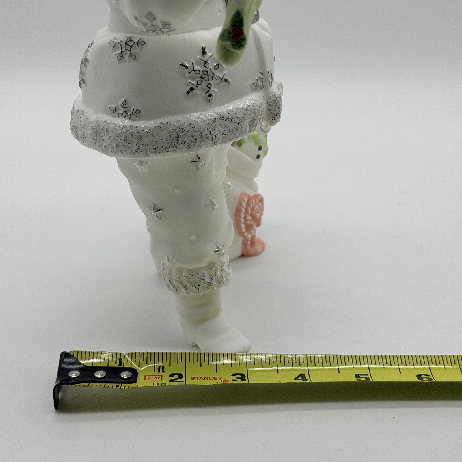 Lenox Platinum Classics Figurine Santa’s Christmas Magic 9”H White Holiday 2002