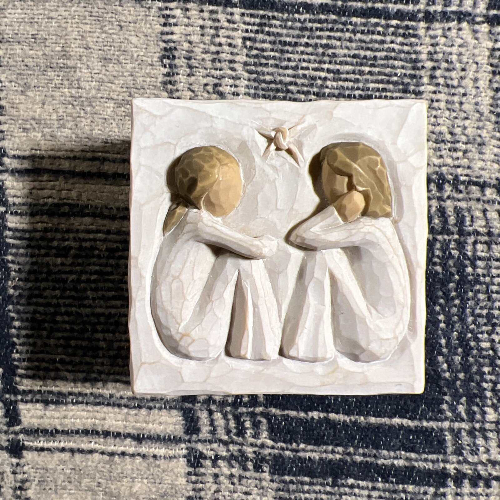 Willow Tree “FRIENDSHIP” Jewelry Trinket Box by Susan Lordi 2003 Demdaco