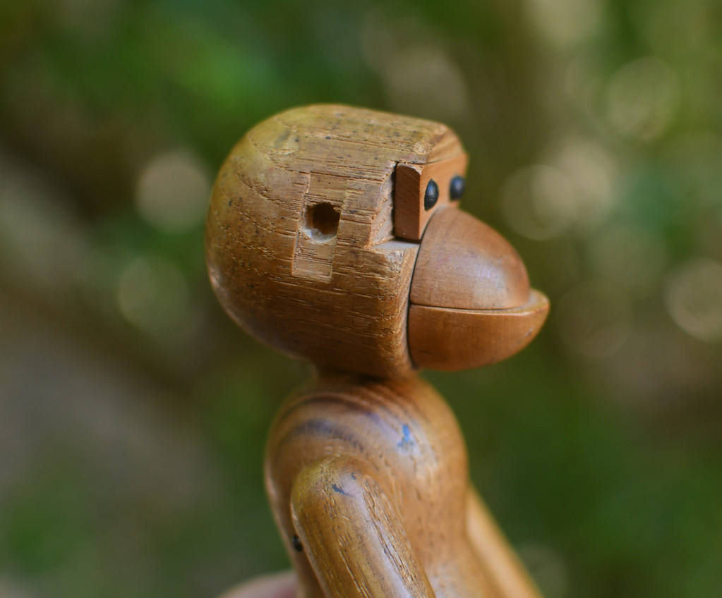 vintage 1960 Kay Bojesen Style Monkey Material: Oak made in Japan