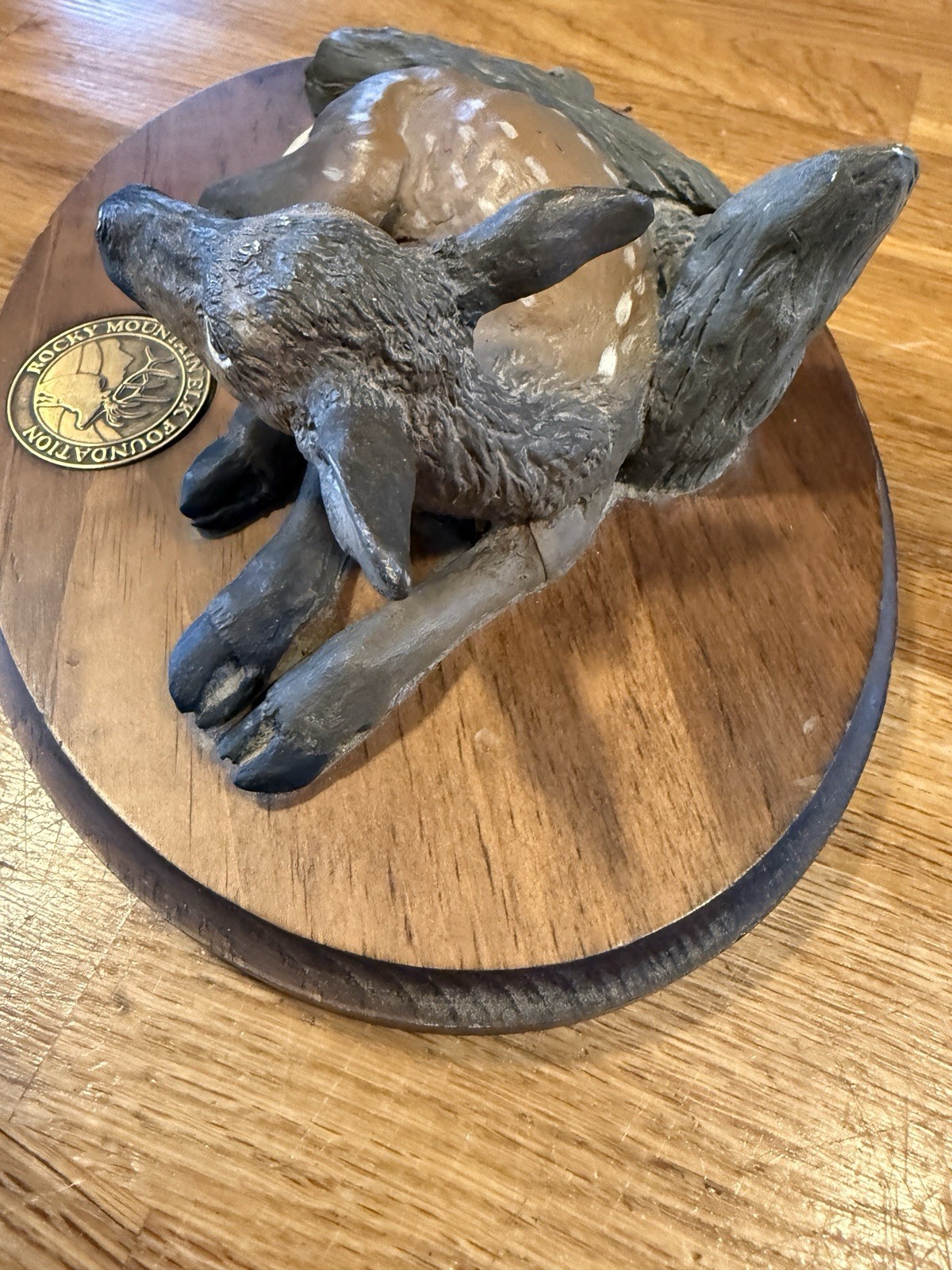 RARE BIG SKY Carvers Baby Elk “Rocky Mountain Elk Foundation” by Glenn Swanson