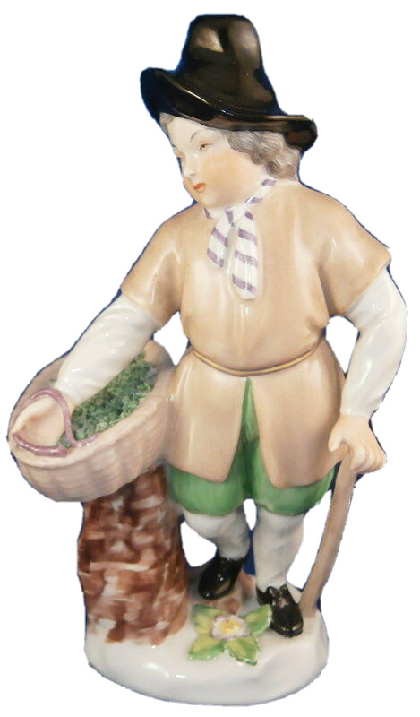 Augarten Wien Porcelain Street Merchant Figure Figurine Porzellan Figur Vienna