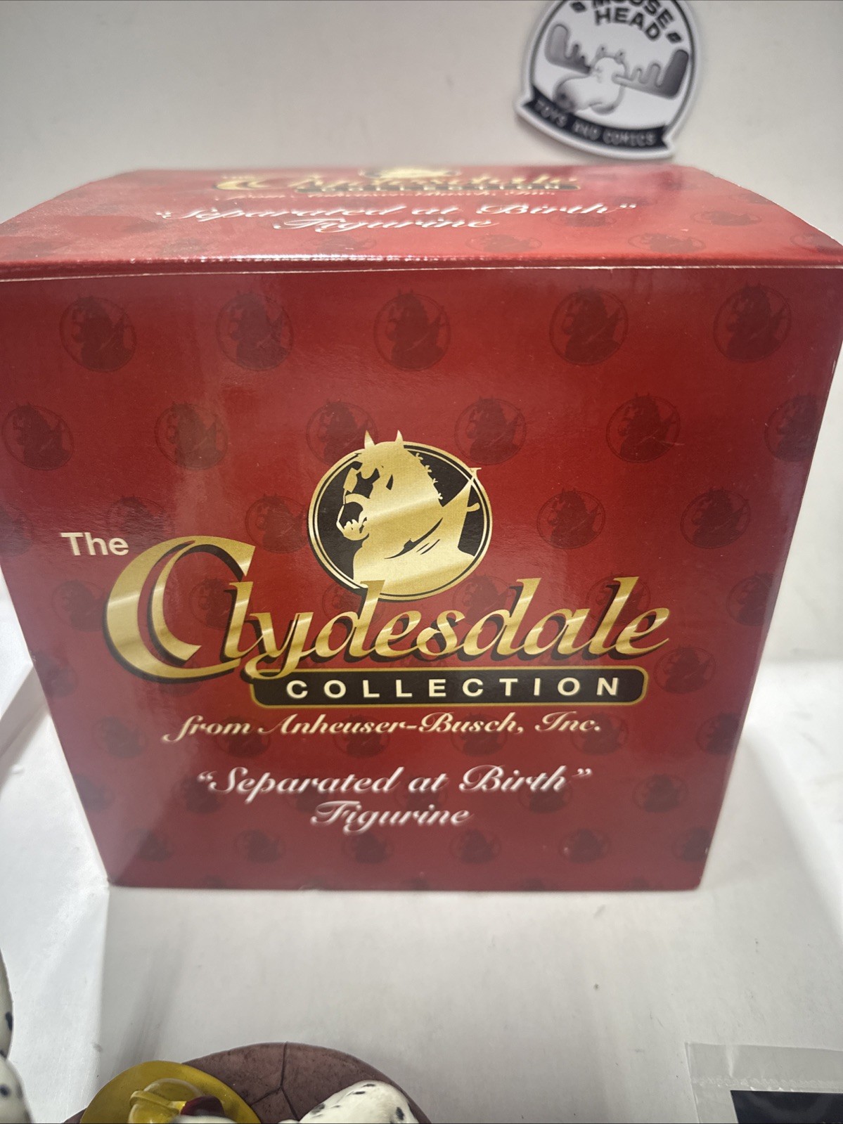 2000 ANHEUSER-BUSCH The Clydesdale Collection SEPERATED AT BIRTH w/ Box + COA