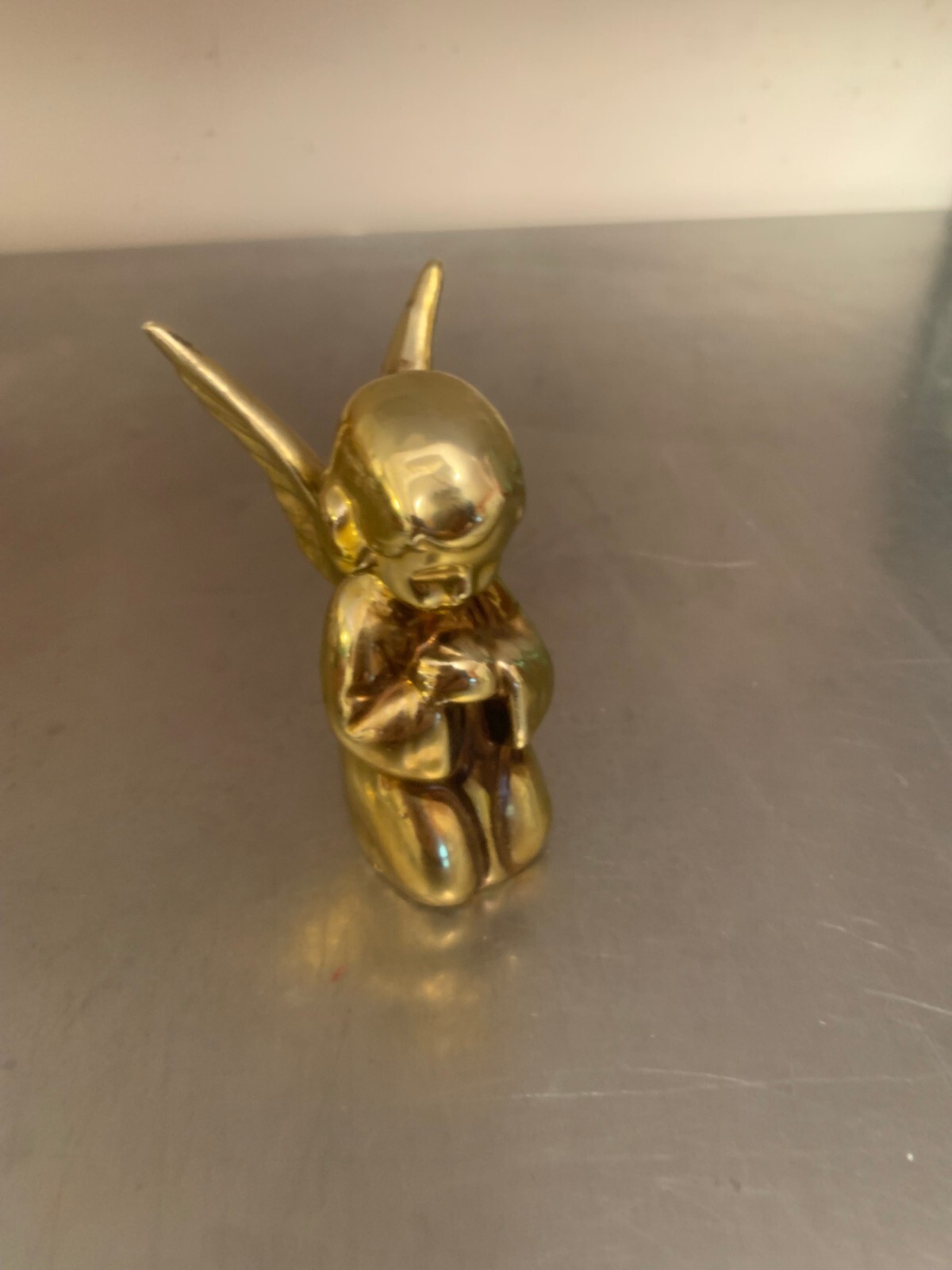 Small Gold One Angel / Cherubim Praying Figure – Ax