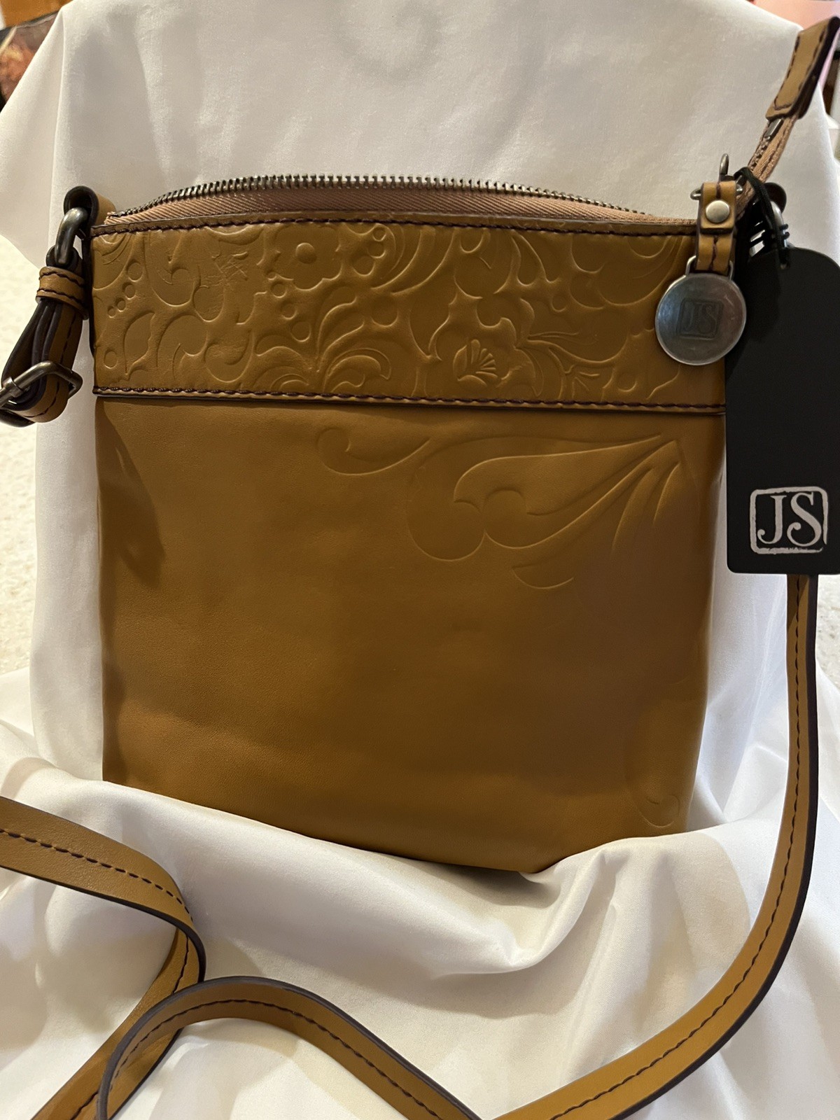 Enesco Jim Shore-Lena Genuine Leather Crossbody #4018105