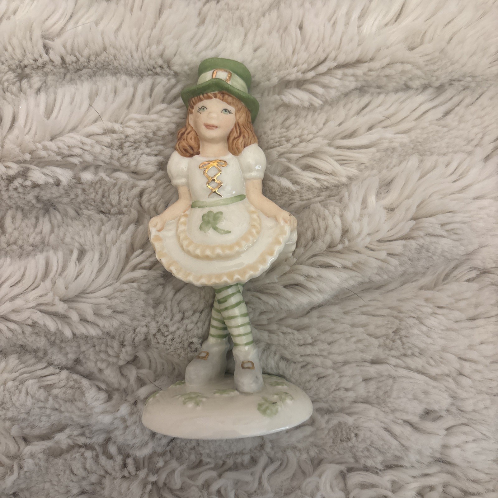 Lenox St. Patrick’s Day Leprechaun Girl Irish Figurine