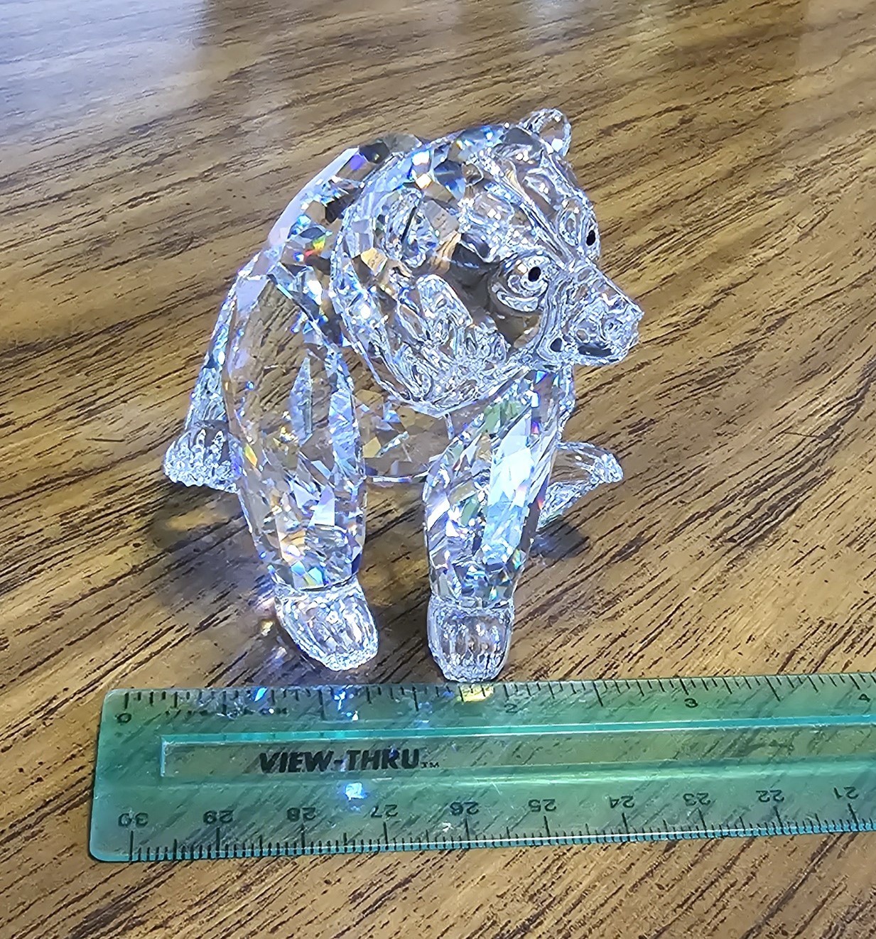 🐻 Swarovski Crystal “Rare Encounters”, LARGE, Adult Grizzly Bear Figurine, Box