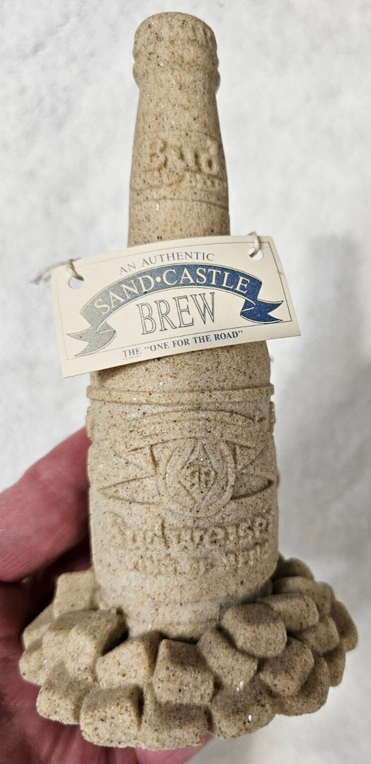 Budweiser Statue Beer – Authentic Sand Castle Brew – THE “One For The Road” NWT
