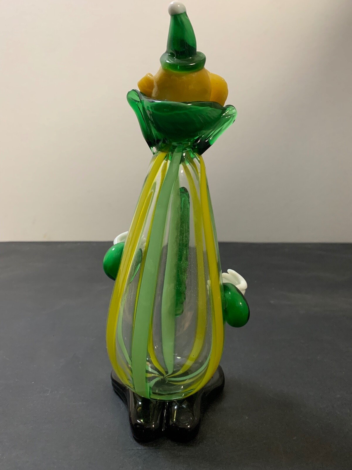 Vintage Murano Glass Clown Figurine. Hand Blown Glass. 1960-1969.