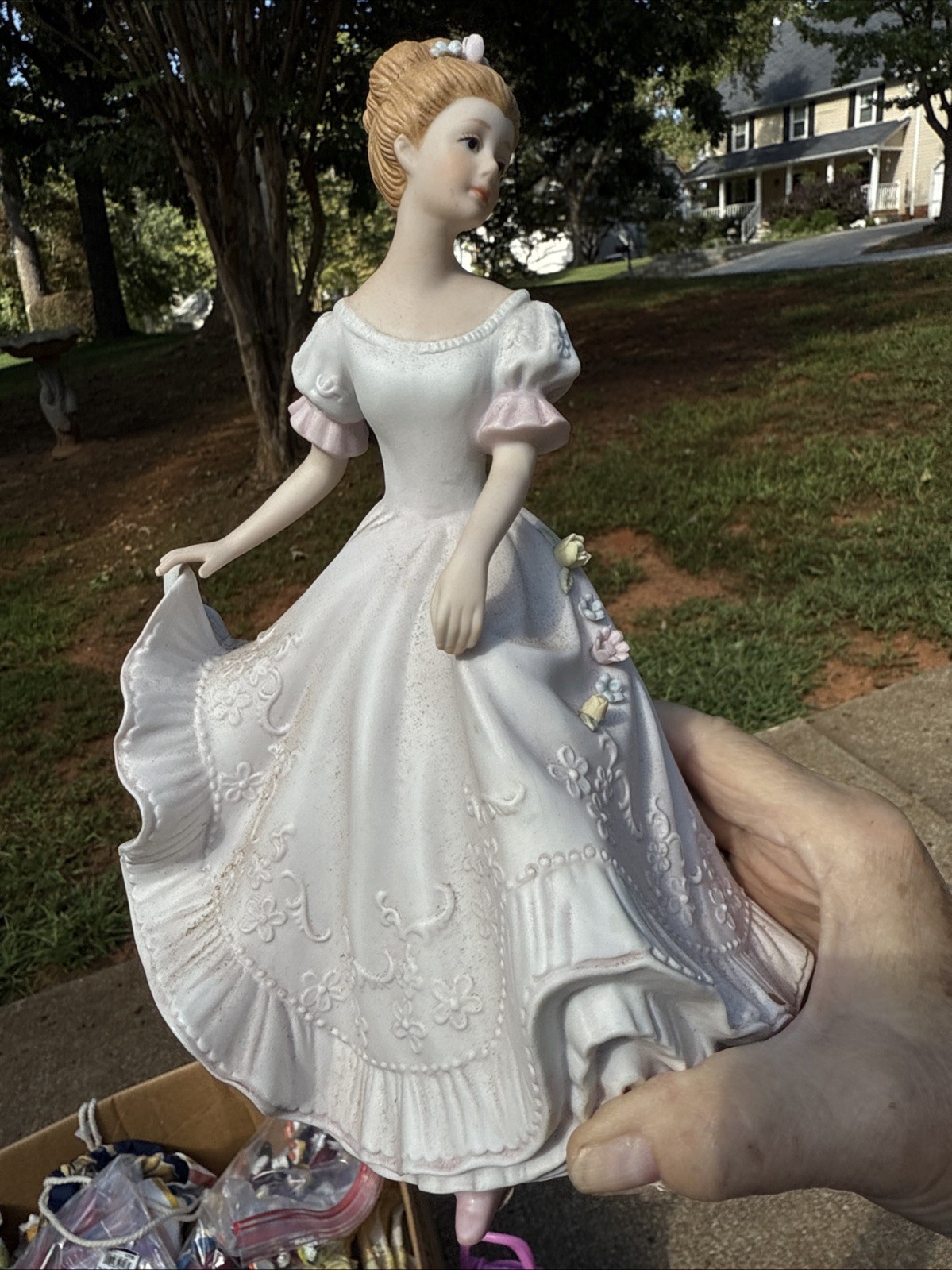 1993 Homeco Lady Caroline Porcelain Doll