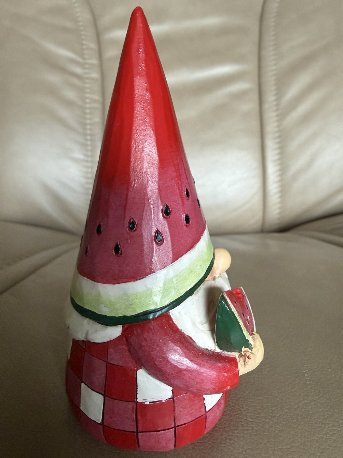 Jim Shore ‘You’re One in a Melon” Watermelon Gnome, 4.5” EUC