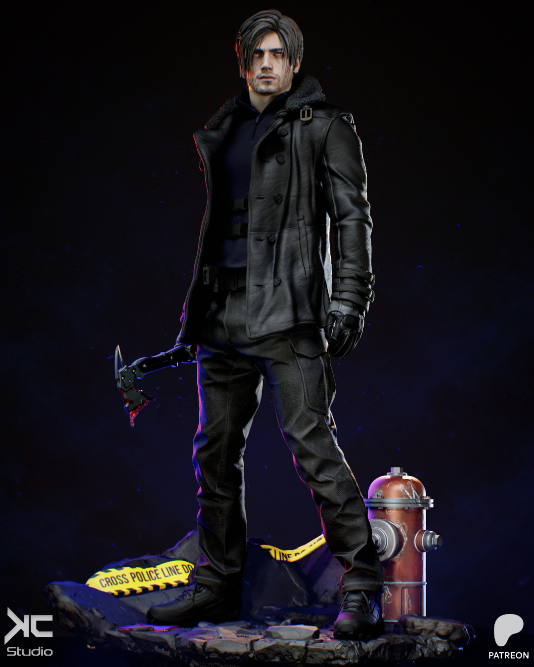 Leon S. Kennedy | Resin Kit | Resident Evil Requiem | Unpainted Garage Kit 1:6