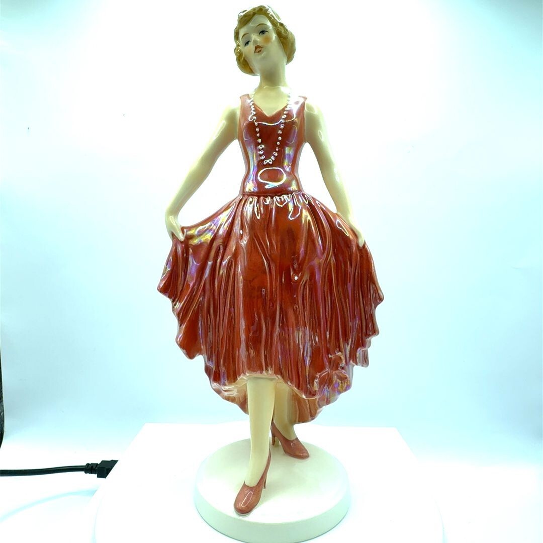 Goebel Lady in Red Dress 2 of 4 – General Federation of Women’s Club Figurine