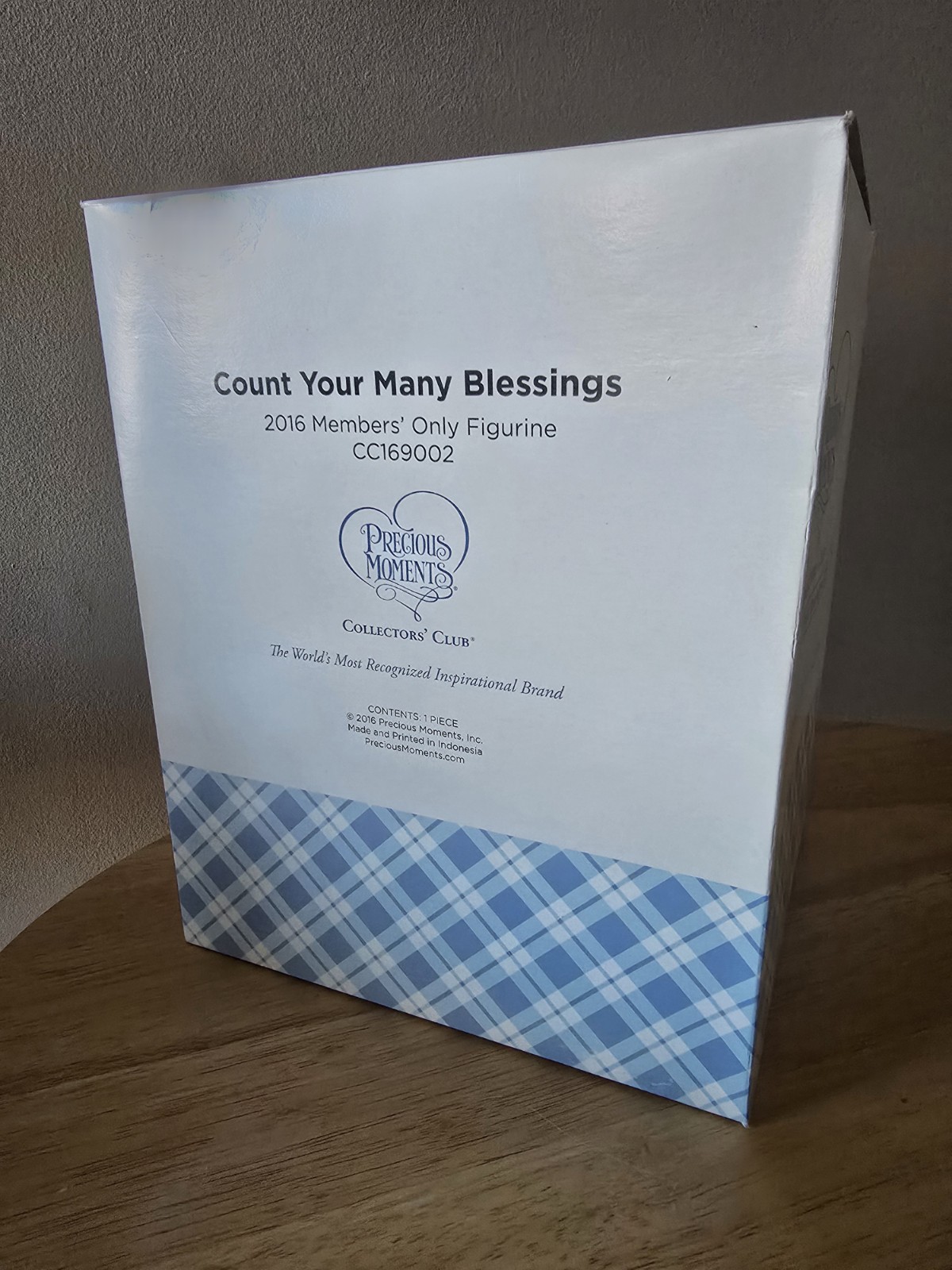 Precious Moments/2016 Member’s Exclusive Member Piece-Count Your Many Blessings!