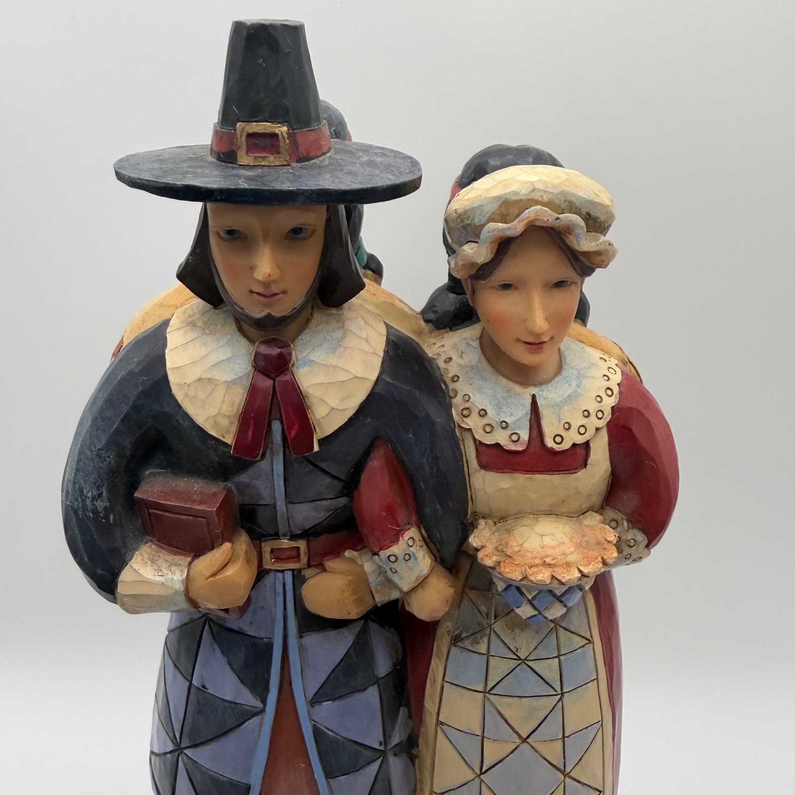 Jim Shore Heartwood Creek Forging New Friendships Thanksgiving Figurine 4027801