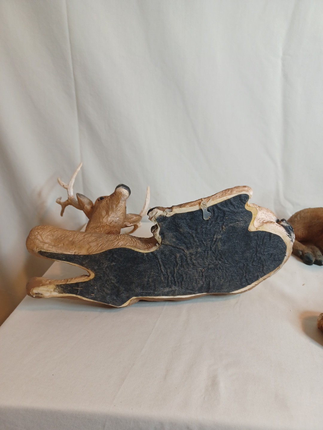 Vintage Homco Deer Family 1984 Buck Doe Fawn Resin Farmhouse Man Cave Cabin USA