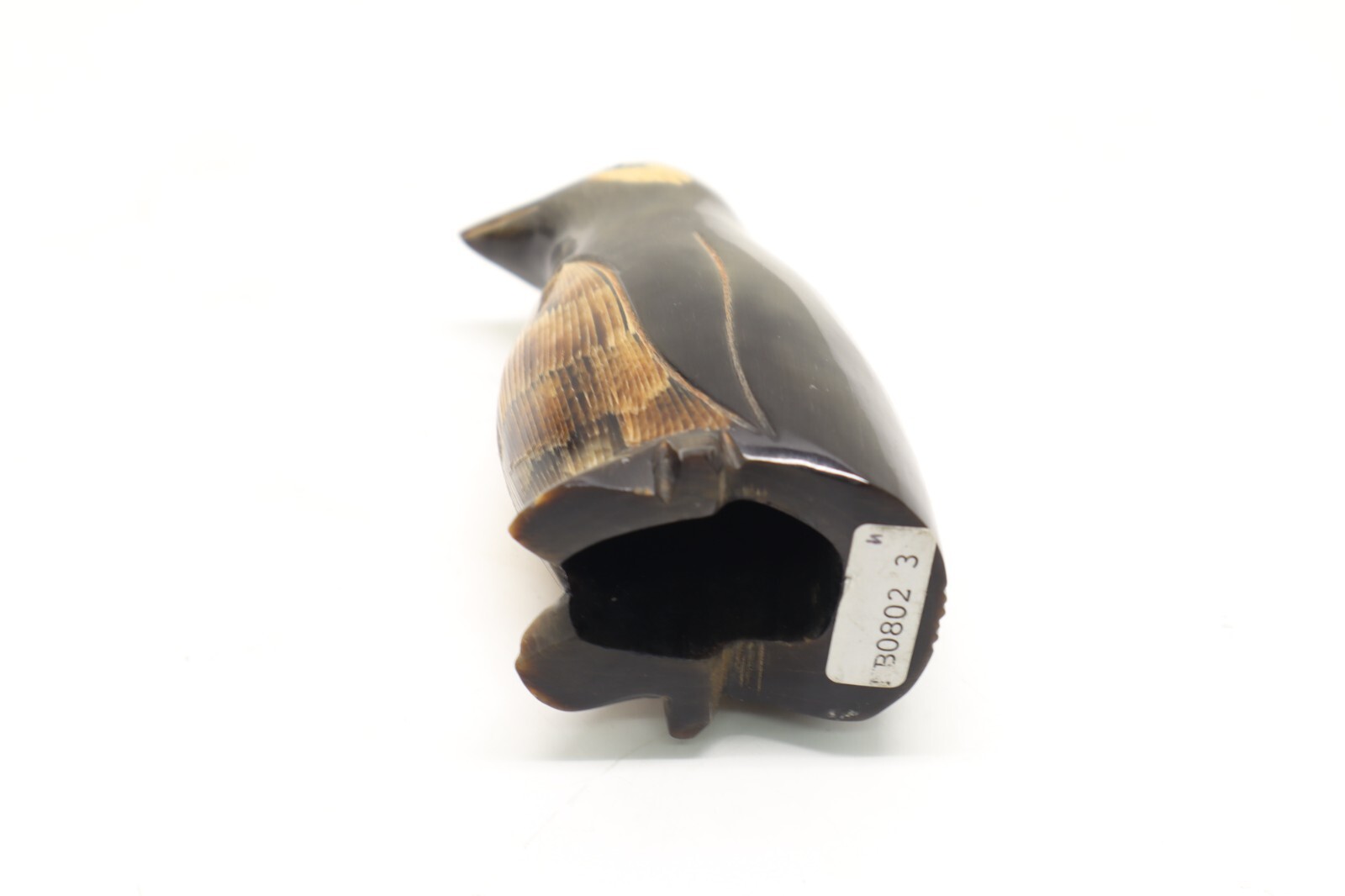 HAND CARVED PENGUIN | WATER BUFFALO HORN | 3.5″ x 2″ x 1.5″ #23