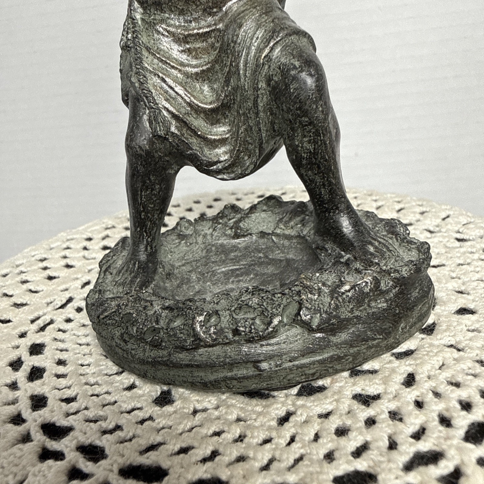GREEK ATLAS GOD Astrology Globe on Back 5.25”Statue Sculpture BELLAA Home Decor