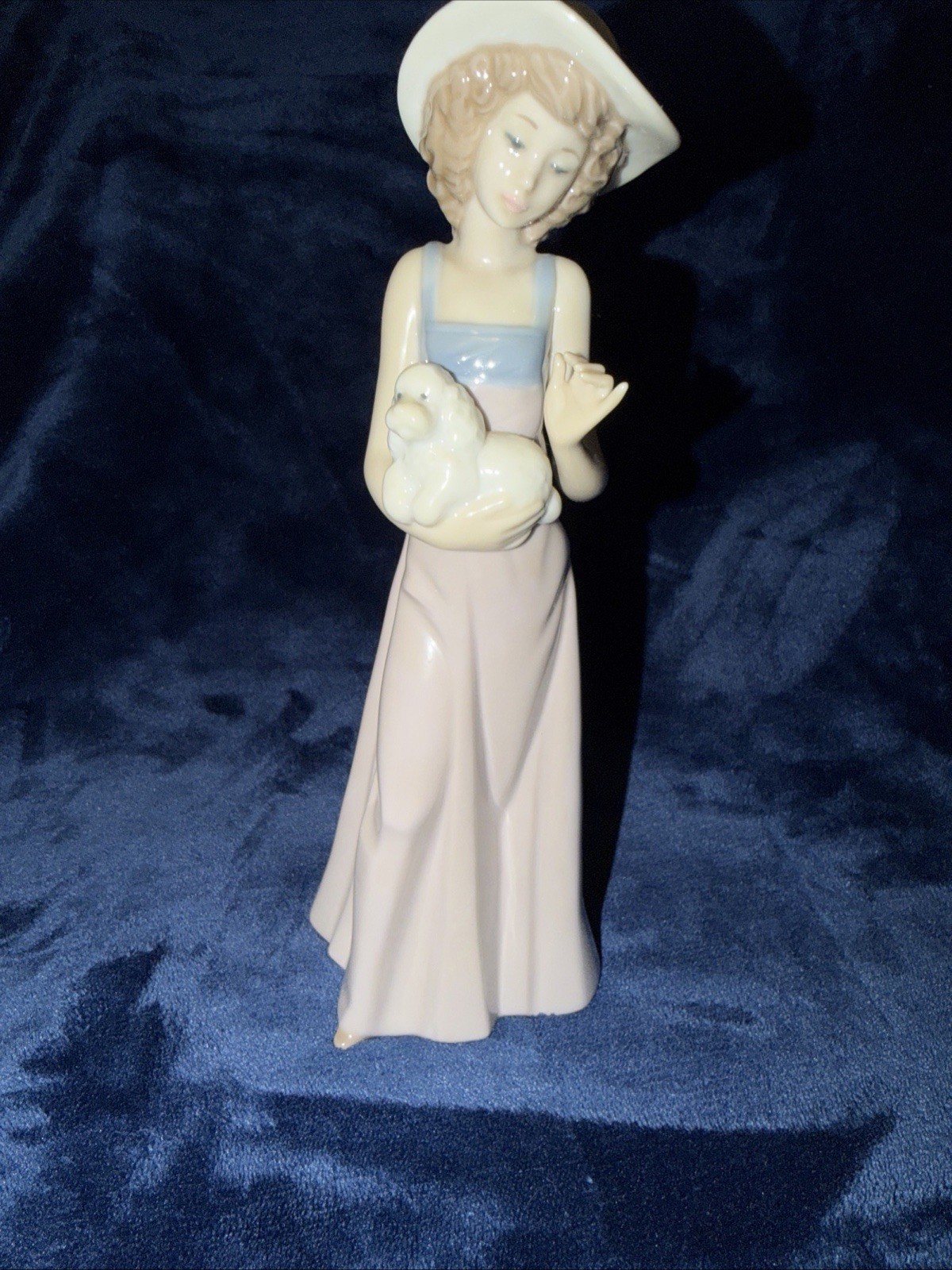 Lladro Nao Figurine Pampered Poodle 1157 Handmade Spain Size 10” In Original Box